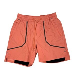 Lululemon License To Train Shorts Mens Size S 7" Lined Gym‎ Athleisure Orange